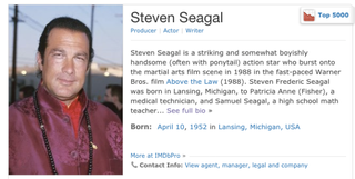 Illustration for article titled Why the fuck are we still listening to Steven Seagal?